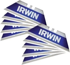 Irwin Bi-metaal Blauwe Trapeziumreservemesjes VE=10 - 10504241