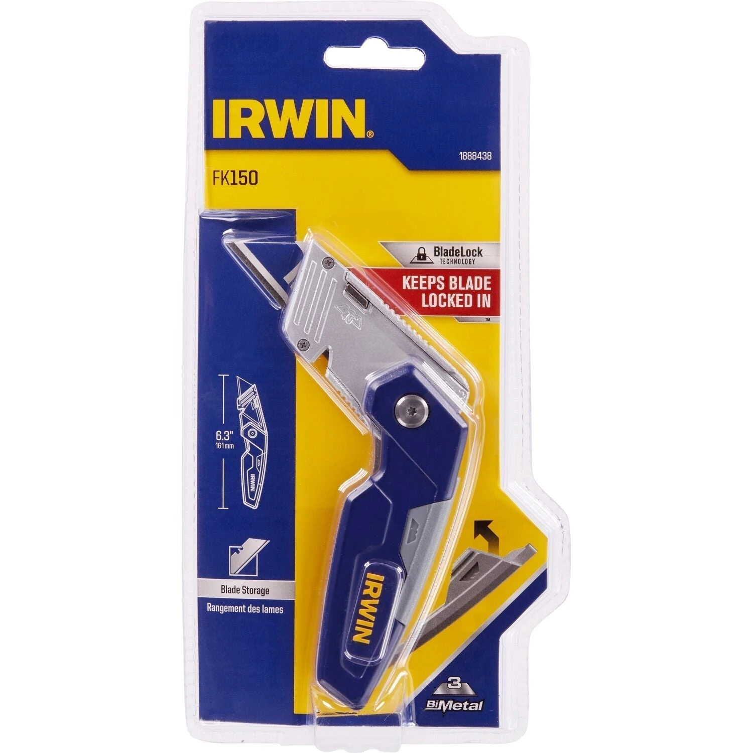 Irwin FK150 Vouwmes Met 3 Bimetaal Bladen - 1888438 - Image 5