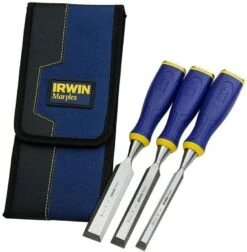 Irwin Marples Houtbeitel MS500, 3 Stuks, 13, 19, 25 Mm, Etui - 10503426