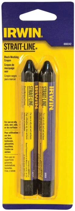 Irwin Zwart Krijt, Gekarteld 2 In Verpakking - 666042